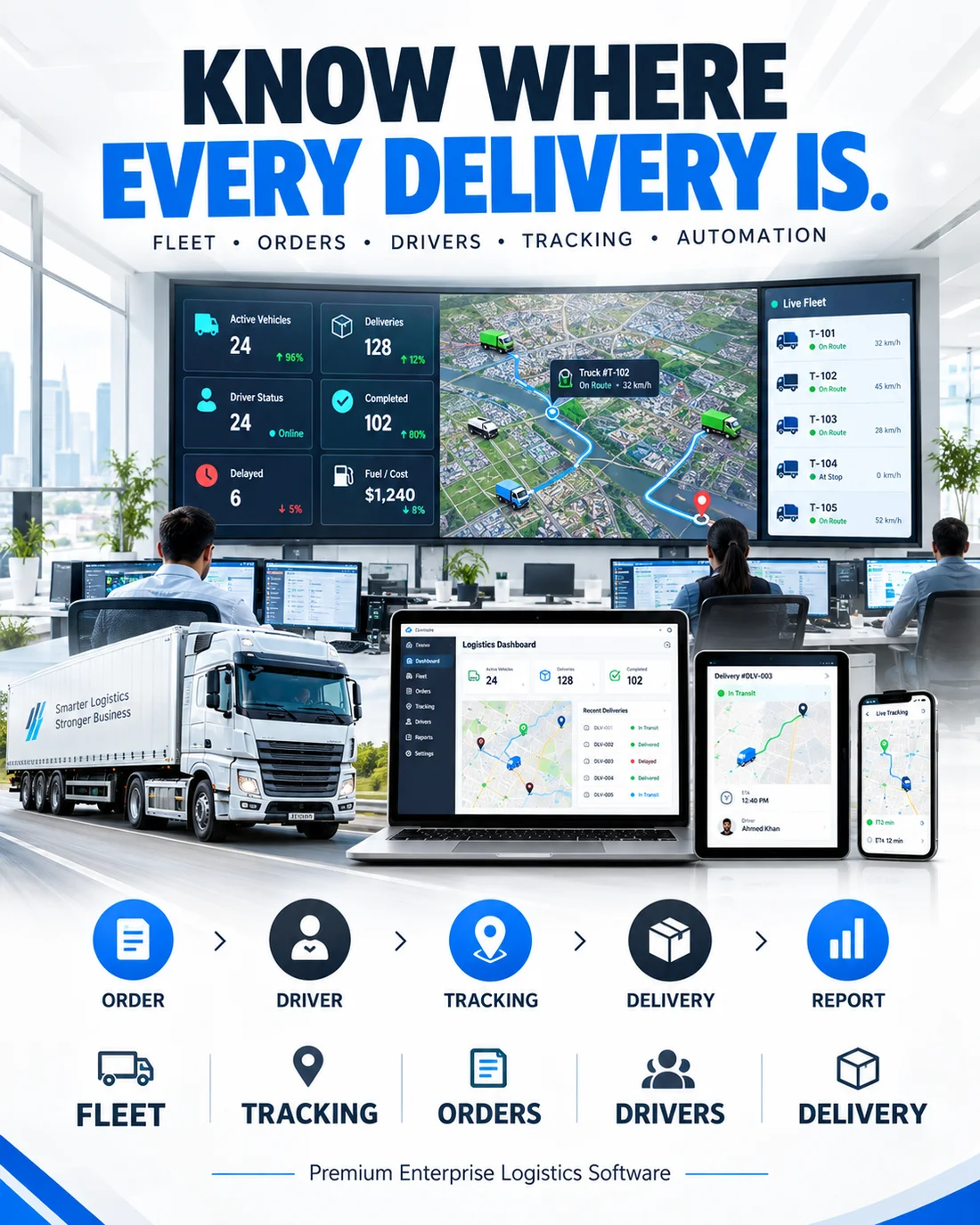 Logistics & Fleet Dispatch Tracking System